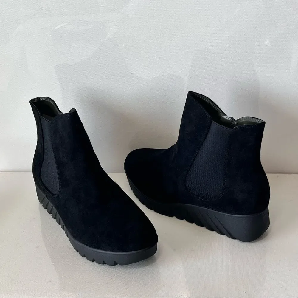 Impo International ENESSA Stretch Platform Wedge Bootie